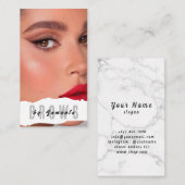 Brows Aftercare PMU Microblading Henna Salon Busin Visitekaartje (Voorkant / Achterkant)