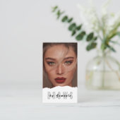 Brows Aftercare PMU Microblading Henna Salon Busin Visitekaartje (Staand voorkant)