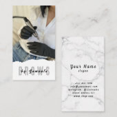 Brows Aftercare PMU Microblading Henna Salon Busin Visitekaartje (Voorkant / Achterkant)