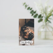 Brows Aftercare PMU Microblading Henna Salon Busin Visitekaartje (Staand voorkant)