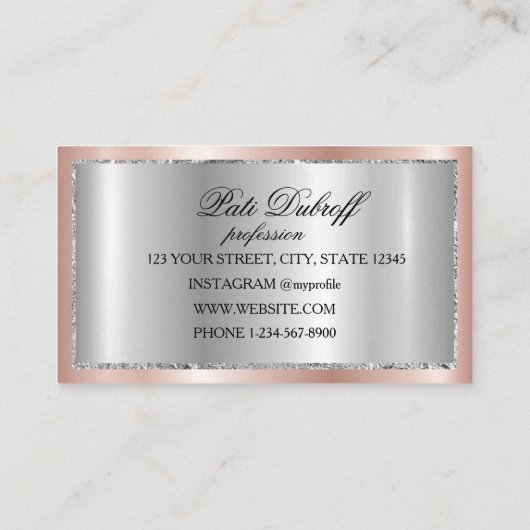 Brows Aftercare PMU Microblading Henna Salon Visitekaartje (Achterkant)