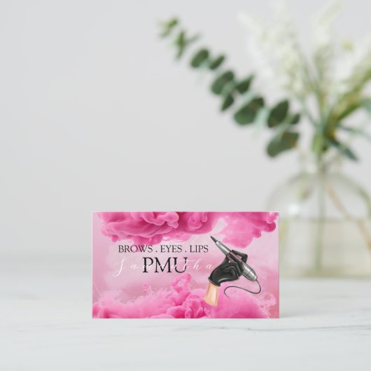 Brows Aftercare PMU Microblading Henna Salon Visitekaartje (Staand voorkant)