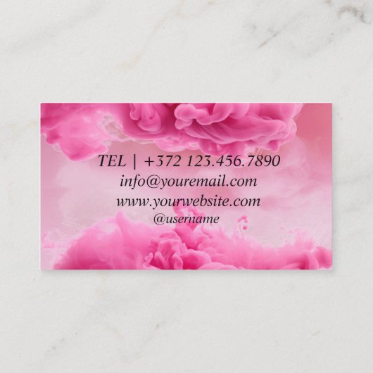 Brows Aftercare PMU Microblading Henna Salon Visitekaartje (Achterkant)