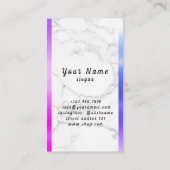 Brows Aftercare PMU Microblading Henna Salon Visitekaartje (Achterkant)