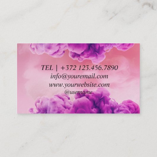 Brows Aftercare PMU Microblading Henna Salon Visitekaartje (Achterkant)