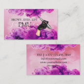 Brows Aftercare PMU Microblading Henna Salon Visitekaartje (Voorkant / Achterkant)
