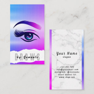 Brows Aftercare PMU Microblading Henna Salon Visitekaartje