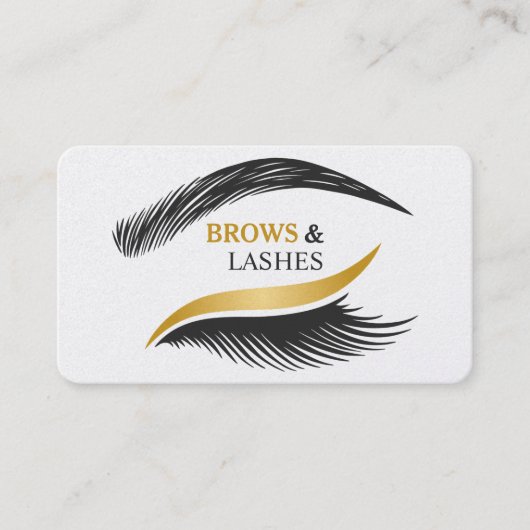Brows en Lashes Studio Visitekaartje (Voorkant)