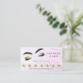 *~* Brows Eyes Lashes Hartelijk dank voor QR LOGO Klantenkaartje (Staand voorkant)