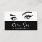 Brows & Lashes Microblading, Eyelash Extensions Bu Visitekaartje (Voorkant)