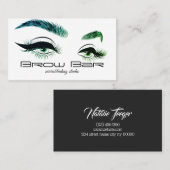 Brows & Lashes Microblading, Eyelash Extensions Visitekaartje (Voorkant / Achterkant)