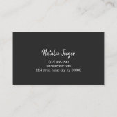 Brows & Lashes Microblading, Eyelash Extensions Visitekaartje (Achterkant)