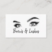 Brows & Lashes Microblading, Eyelash Extensions Visitekaartje (Voorkant)