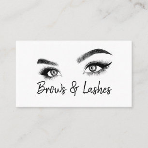 Brows & Lashes Microblading, Eyelash Extensions Visitekaartje