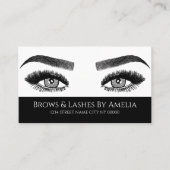 Brows & Lashes Microblading, Eyelash Extensions Visitekaartje (Voorkant)