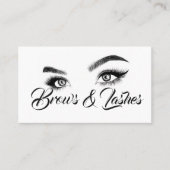 Brows & Lashes Microblading, Eyelash Extensions Visitekaartje (Voorkant)