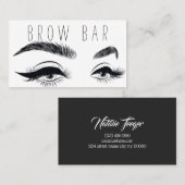 Brows & Lashes Microblading, Eyelash Extensions Visitekaartje (Voorkant / Achterkant)