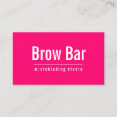 Brows & Lashes Microblading, Eyelash Extensions Visitekaartje (Voorkant)