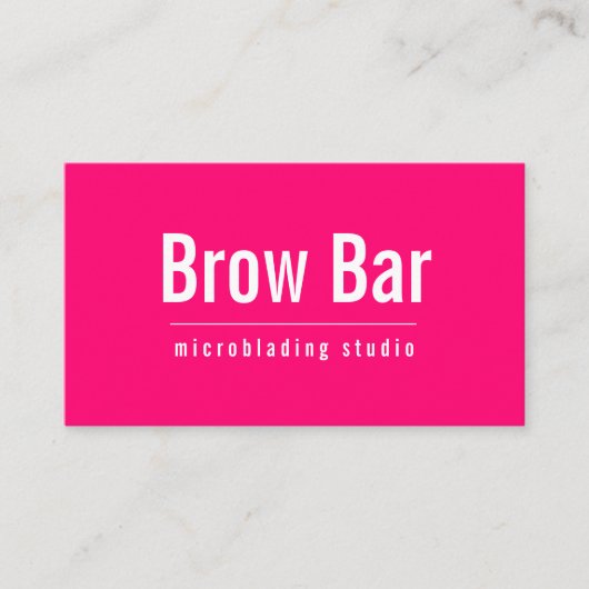 Brows & Lashes Microblading, Eyelash Extensions Visitekaartje (Voorkant)
