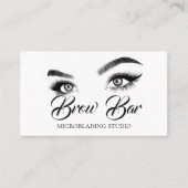 Brows & Lashes Microblading, Eyelash Extensions Visitekaartje (Voorkant)