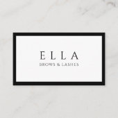 Brows & Lashes Salon Lash Extensions Visitekaartje (Voorkant)