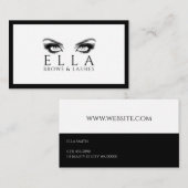 Brows & Lashes Salon Lash Extensions Visitekaartje (Voorkant / Achterkant)