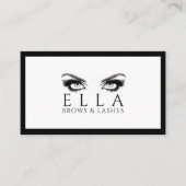 Brows & Lashes Salon Lash Extensions Visitekaartje (Voorkant)
