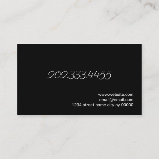 Brows & Lashes Salon Visitekaartje (Achterkant)