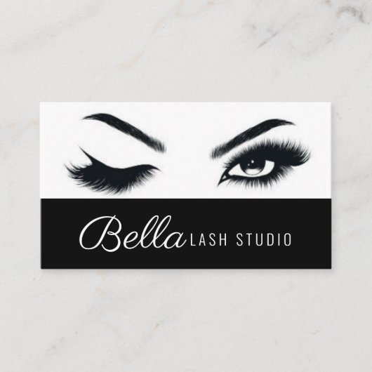 Brows & Lashes Salon Visitekaartje (Voorkant)
