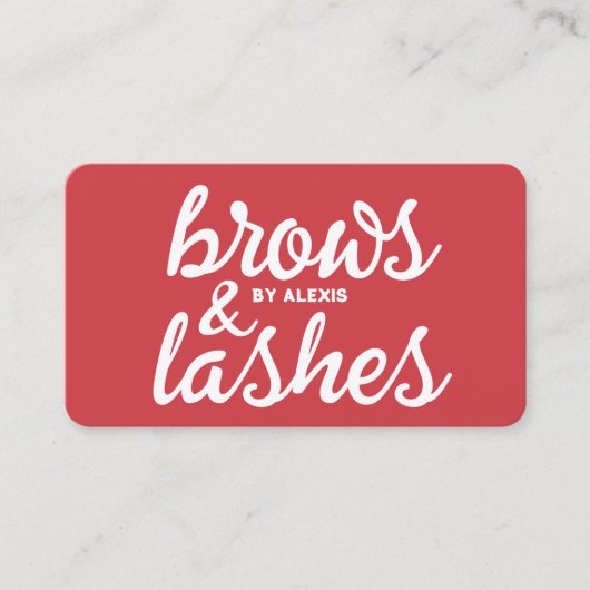 Brows Microblading QR Visitekaartje (Voorkant)