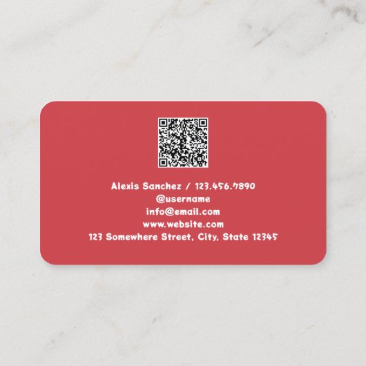 Brows Microblading QR Visitekaartje (Achterkant)