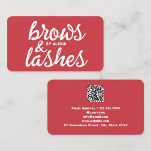 Brows Microblading QR Visitekaartje