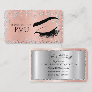 Brows Nazorg Blauw PMU Microblading Henna Salon Visitekaartje
