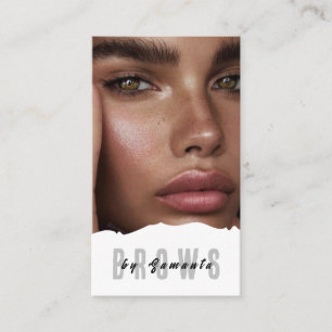 Brows Nazorg PMU Microblading Henna Salon Bedrijf Visitekaartje