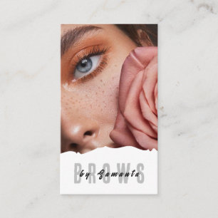 Brows Nazorg PMU Microblading Henna Salon Bedrijf Visitekaartje