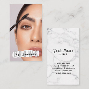 Brows Nazorg PMU Microblading Henna Salon Bedrijf Visitekaartje
