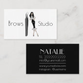 Brows Studio Visitekaartje (Voorkant / Achterkant)
