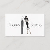 Brows Studio Visitekaartje (Voorkant)