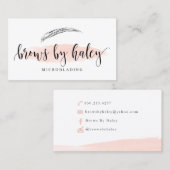 Brows van Haley Visitekaartje (Voorkant / Achterkant)