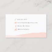 Brows van Haley Visitekaartje (Achterkant)