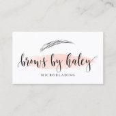 Brows van Haley Visitekaartje (Voorkant)