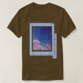 Browser Sakura Cute Anime Vaporwave Japanse nacht T-shirt (Design voorkant)