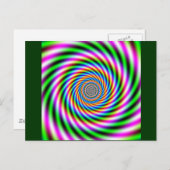 Broze optische verlichting briefkaart (Voorkant / Achterkant)