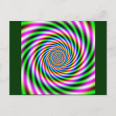 Broze optische verlichting briefkaart (Voorkant)