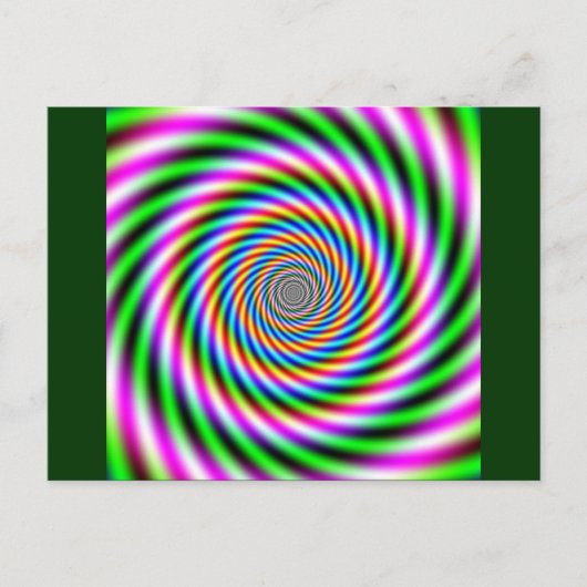 Broze optische verlichting briefkaart (Voorkant)