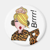 "Brr! Het is koud!" Diva Magnet (Voorkant)