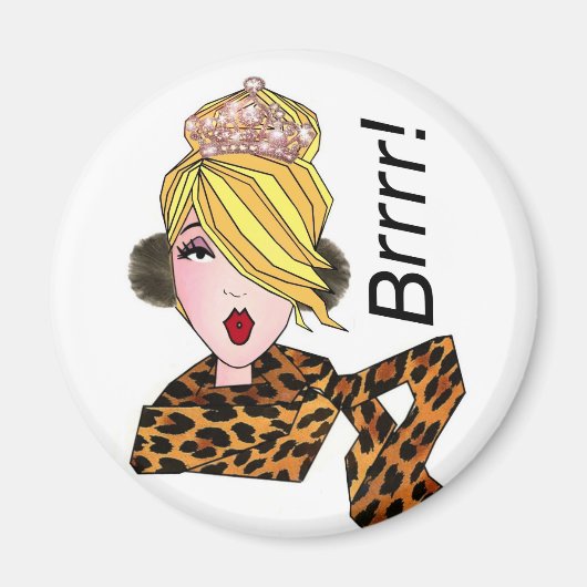 "Brr! Het is koud!" Diva Magnet (Voorkant)