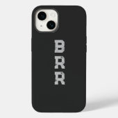 BRR Logo Grijze letters Case-Mate iPhone Case (Achterkant)