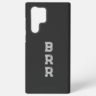BRR Logo Grijze letters Samsung Galaxy Hoesje