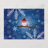 Brr... roze ovale, briefkaart (Achterkant)